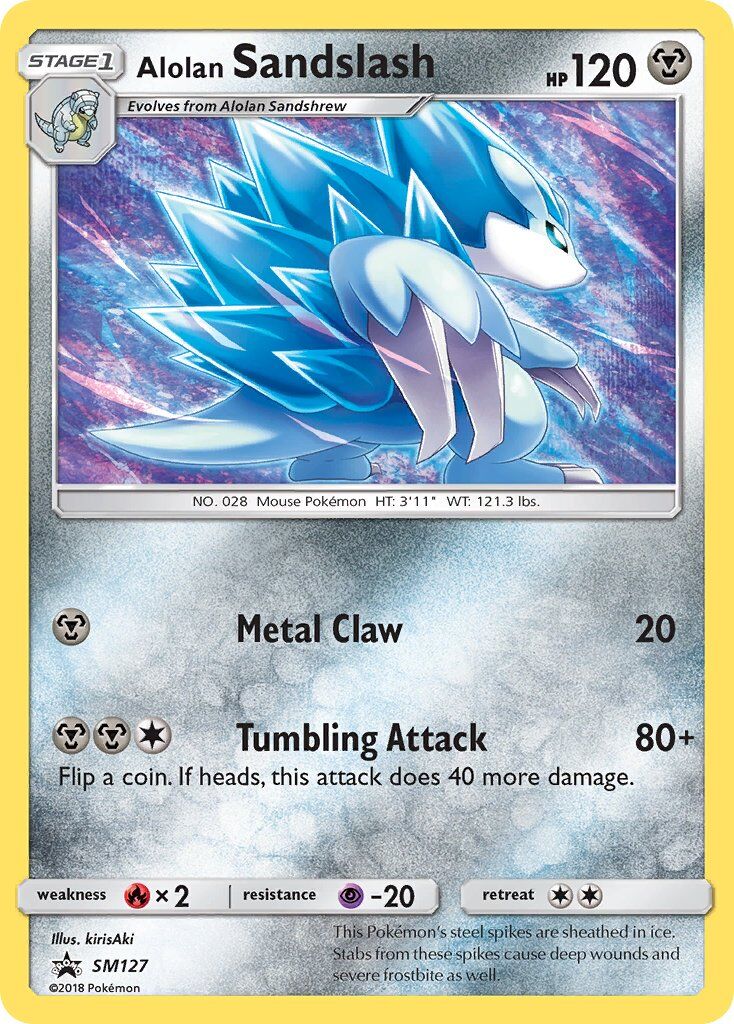 Alolan Sandslash SM127 — Sun & Moon Promos (English Pokémon TCG card)