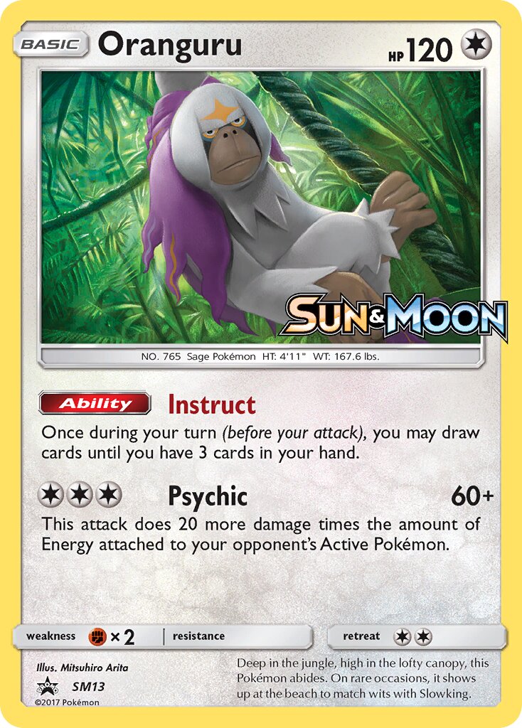 Oranguru SM13 — Sun & Moon Promos (English Pokémon TCG card)