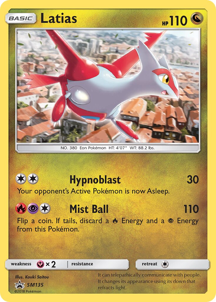 Latias SM135 — Sun & Moon Promos (English Pokémon TCG card)