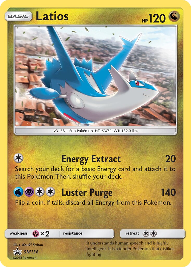 Latios SM136 — Sun & Moon Promos (English Pokémon TCG card)