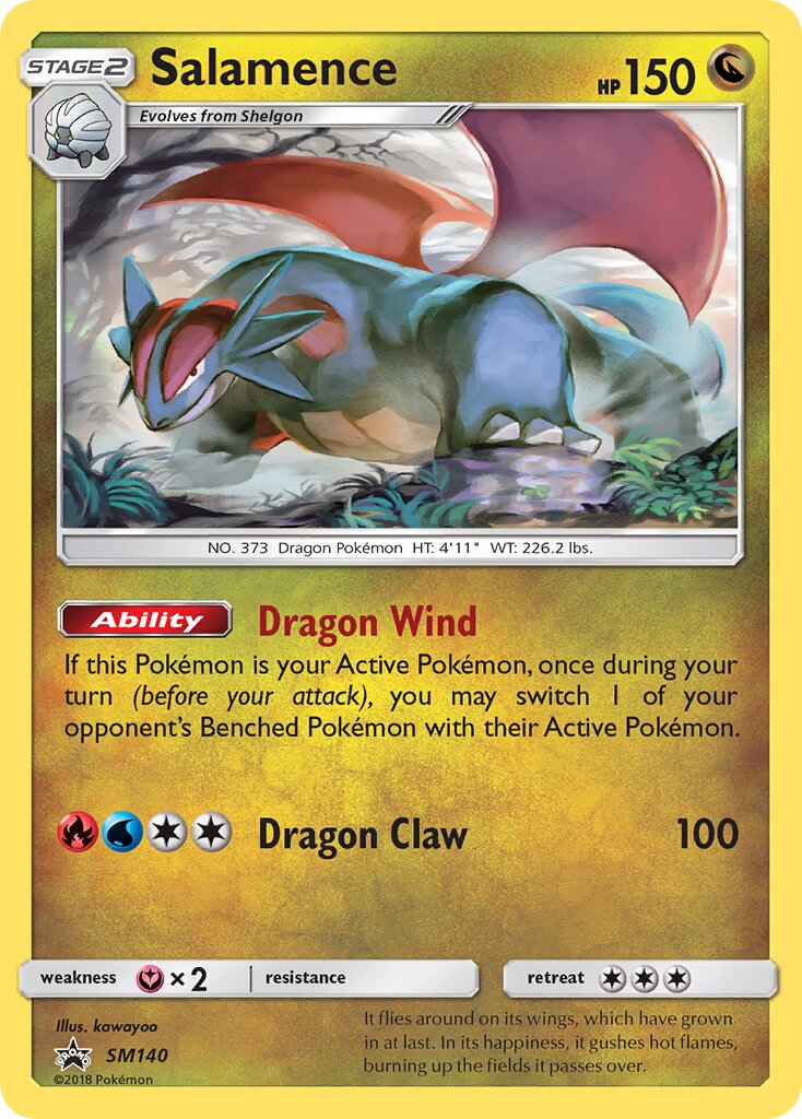 Salamence SM140 — Sun & Moon Promos (English Pokémon TCG card)