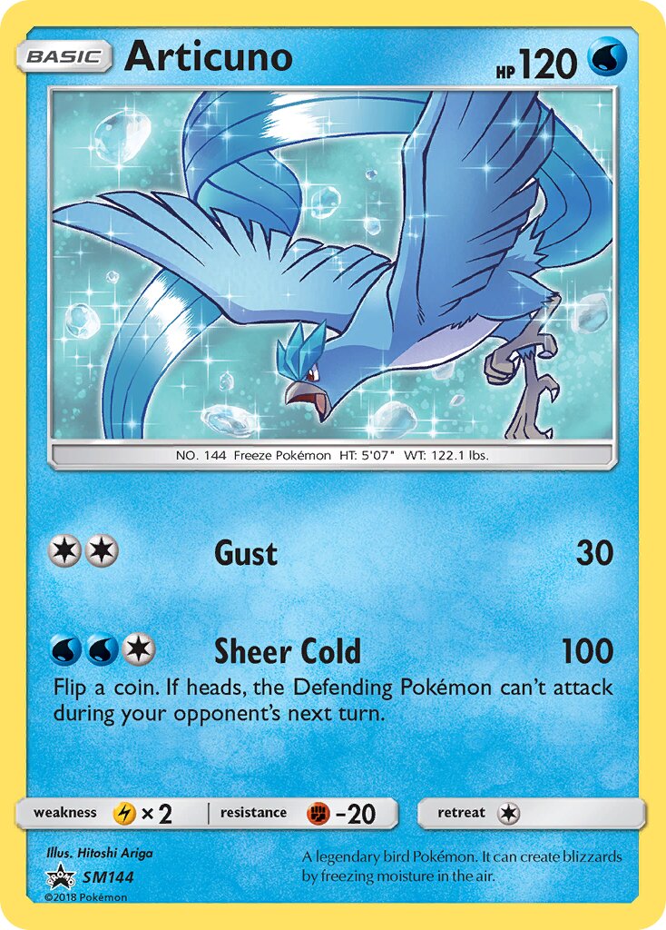 Articuno SM144 — Sun & Moon Promos (English Pokémon TCG card)