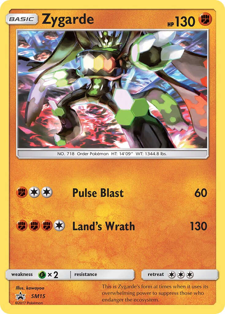Zygarde SM15 — Sun & Moon Promos (English Pokémon TCG card)