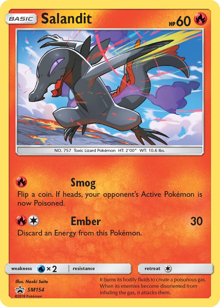 Salandit SM154 — Sun & Moon Promos (English Pokémon TCG card)