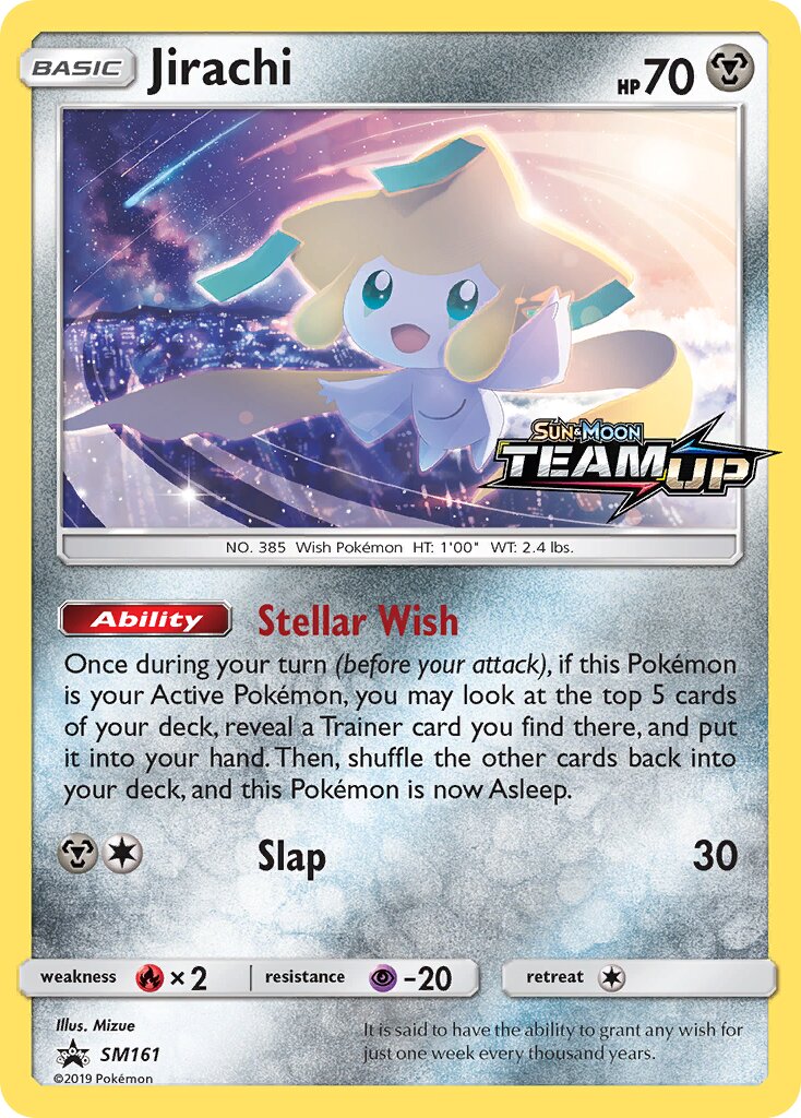 Jirachi SM161 — Sun & Moon Promos (English Pokémon TCG card)