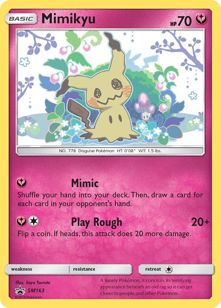 Mimikyu SM163 — Sun & Moon Promos (English Pokémon TCG card)