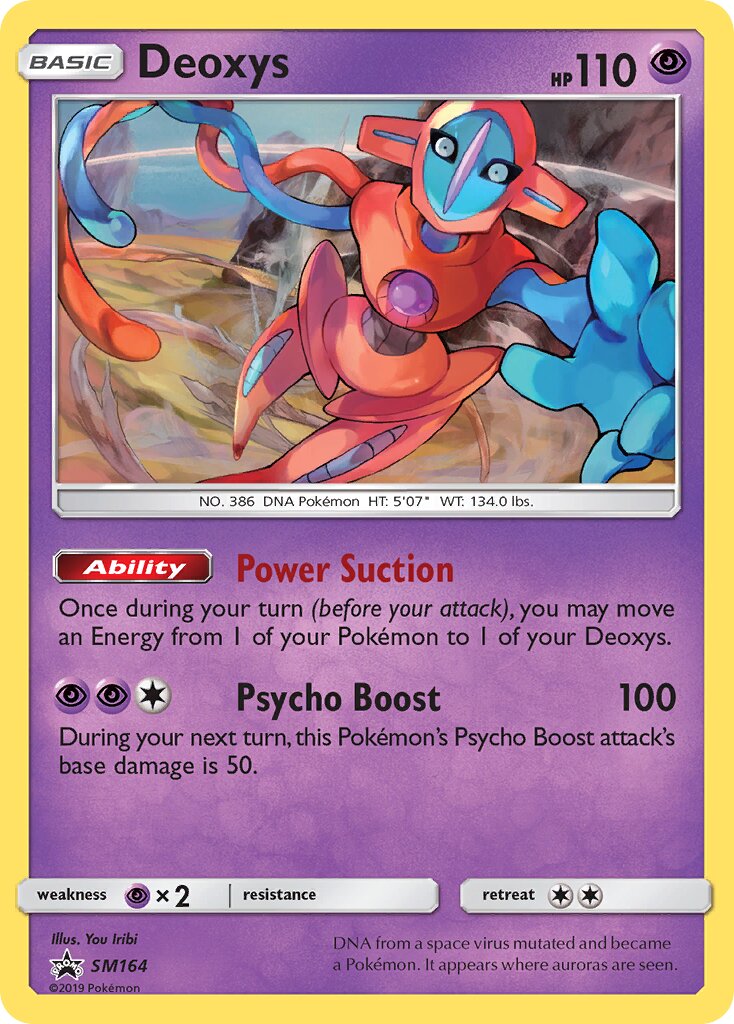 Deoxys SM164 — Sun & Moon Promos (English Pokémon TCG card)