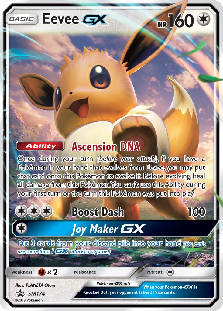 Eevee-GX SM174 — Sun & Moon Promos (English Pokémon TCG card)