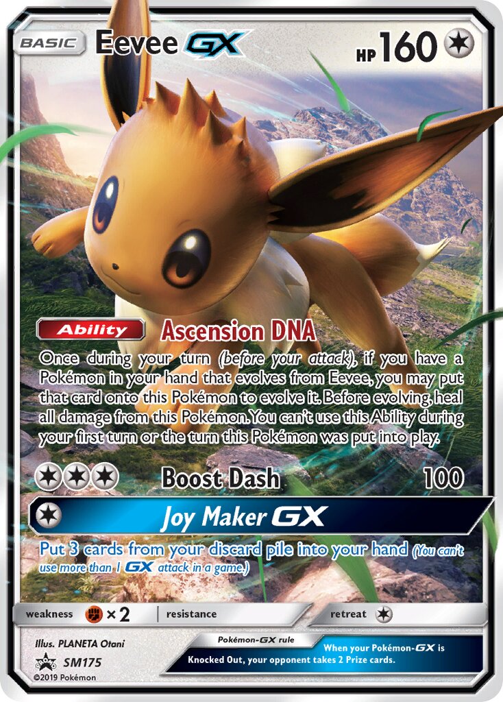Eevee-GX SM175 — Sun & Moon Promos (English Pokémon TCG card)