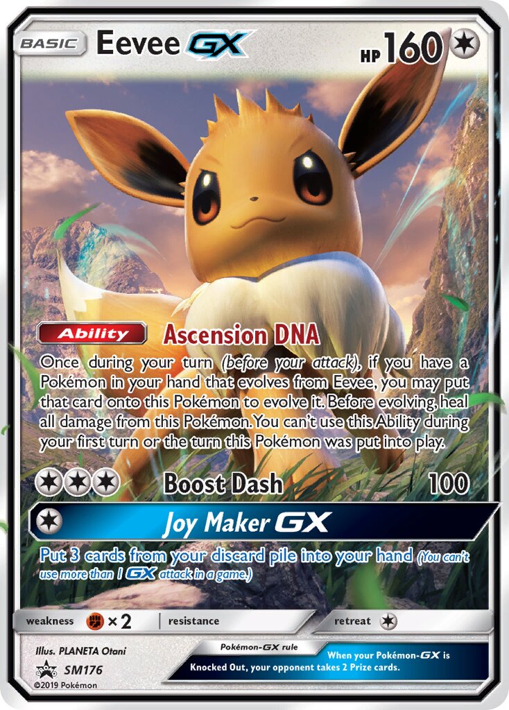 Eevee-GX SM176 — Sun & Moon Promos (English Pokémon TCG card)