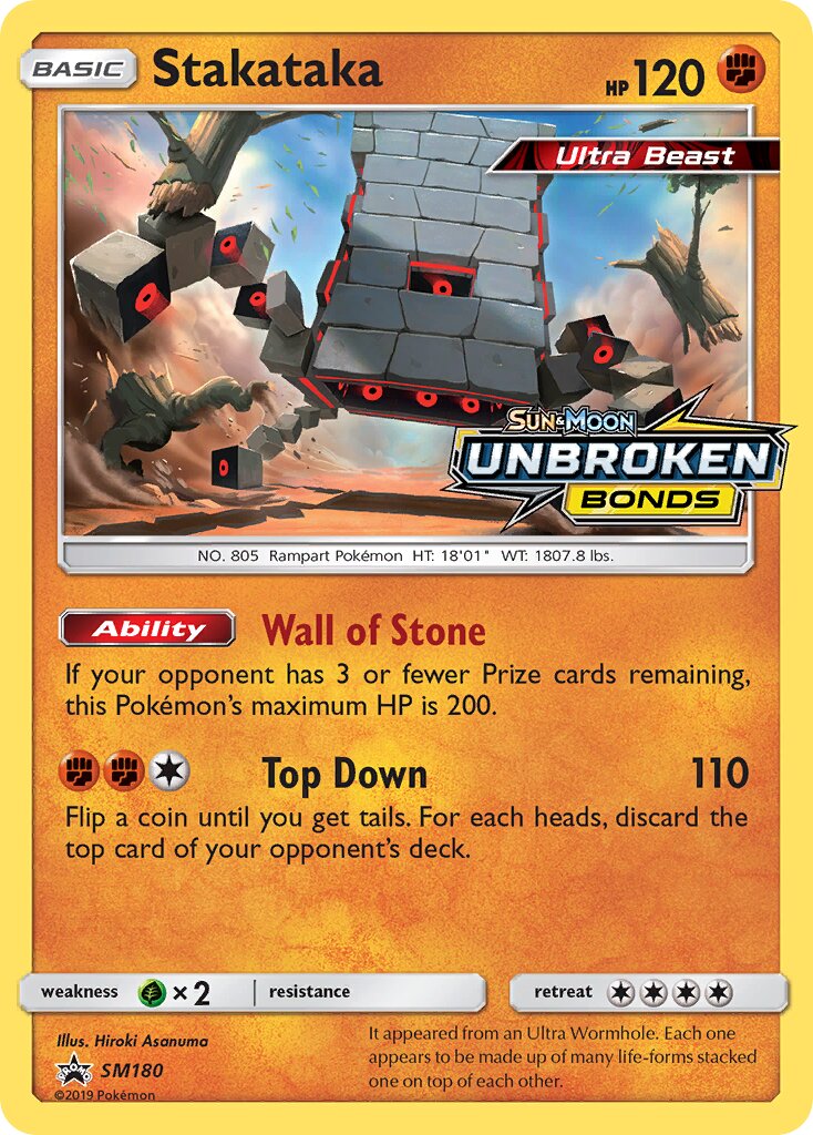 Stakataka SM180 — Sun & Moon Promos (English Pokémon TCG card)