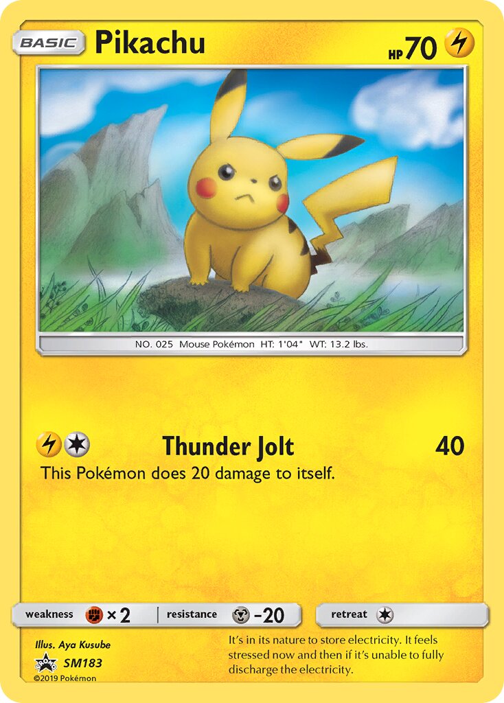 Pikachu SM183 — Sun & Moon Promos (English Pokémon TCG card)