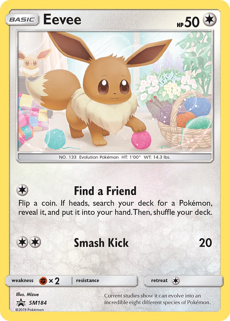 Eevee SM184 — Sun & Moon Promos (English Pokémon TCG card)