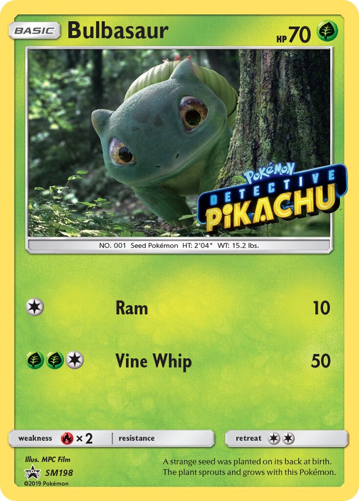 Bulbasaur SM198 — Sun & Moon Promos (English Pokémon TCG card)