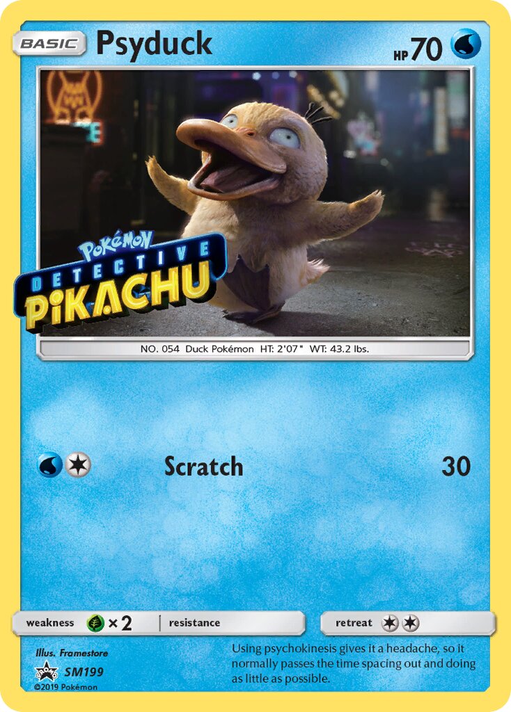 Psyduck SM199 — Sun & Moon Promos (English Pokémon TCG card)
