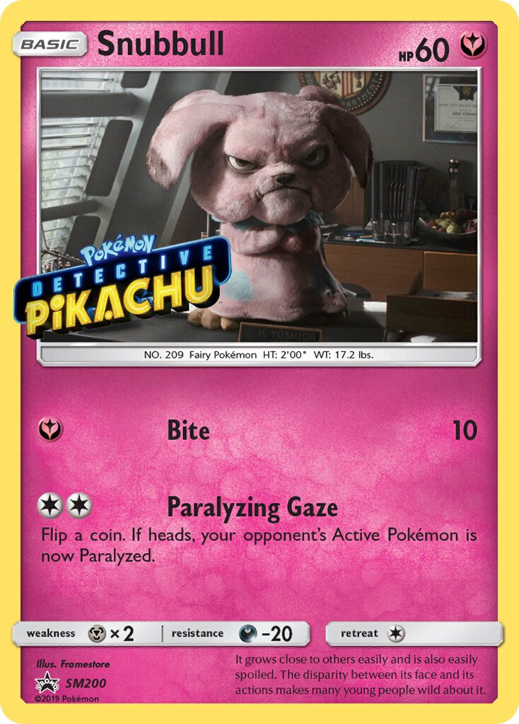Snubbull SM200 — Sun & Moon Promos (English Pokémon TCG card)