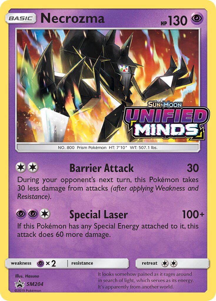 Necrozma SM204 — Sun & Moon Promos (English Pokémon TCG card)