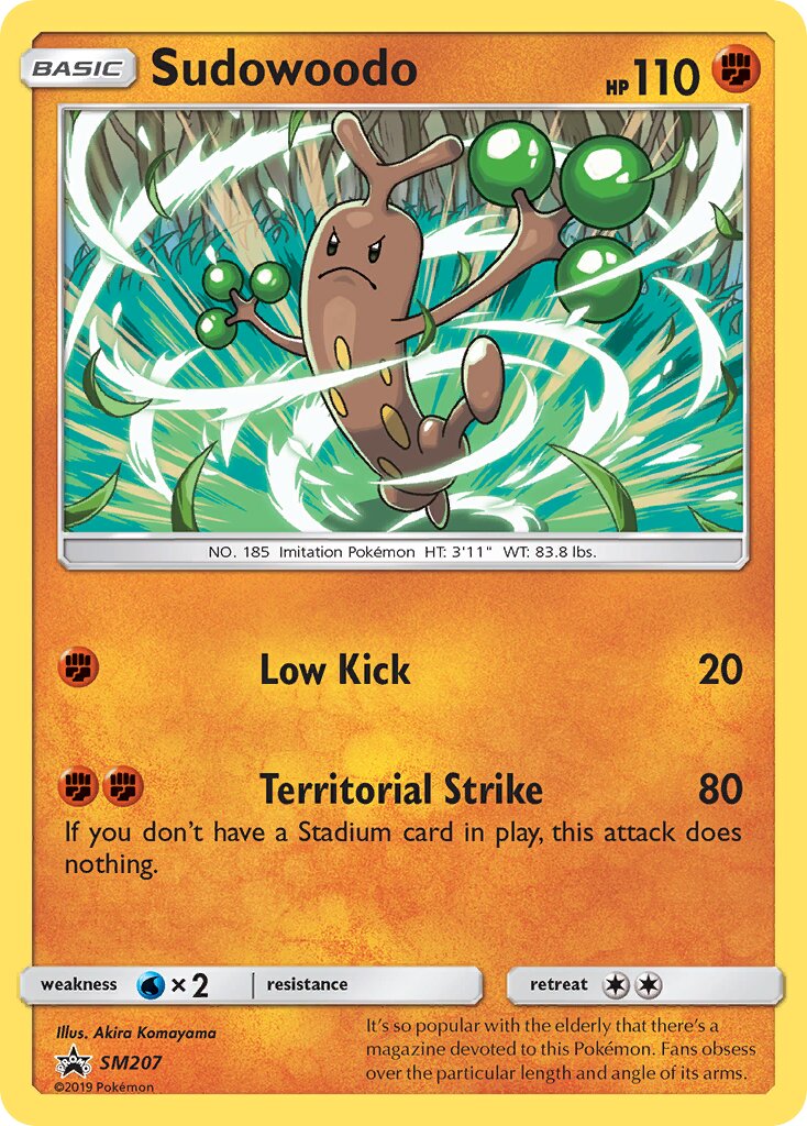 Sudowoodo SM207 — Sun & Moon Promos (English Pokémon TCG card)