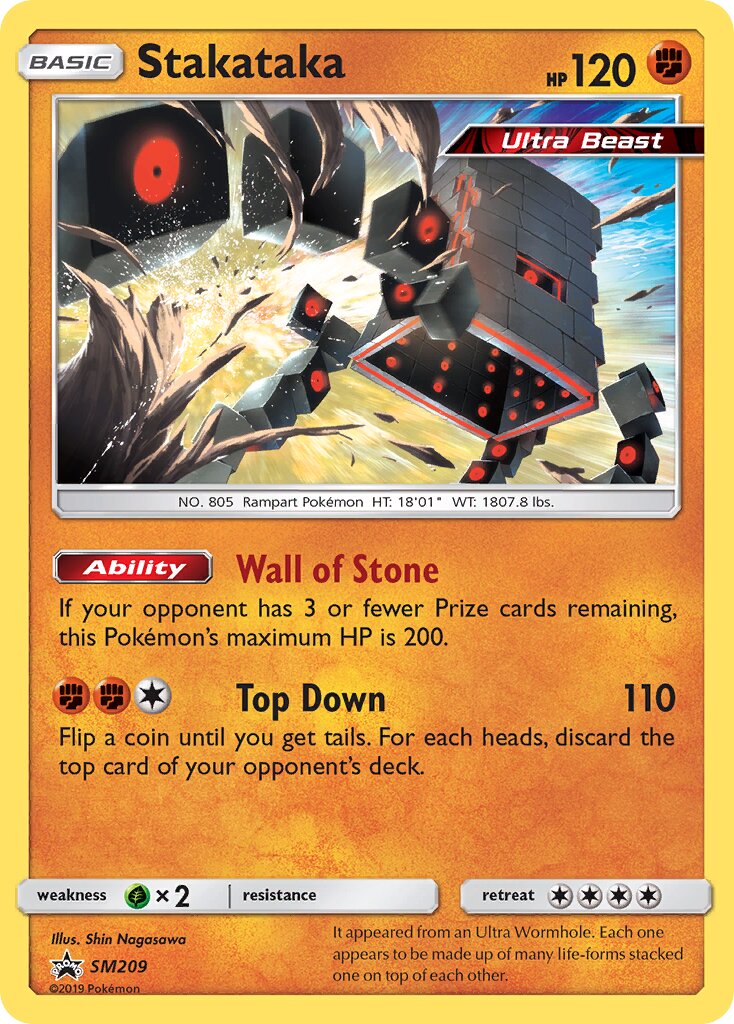 Stakataka SM209 — Sun & Moon Promos (English Pokémon TCG card)