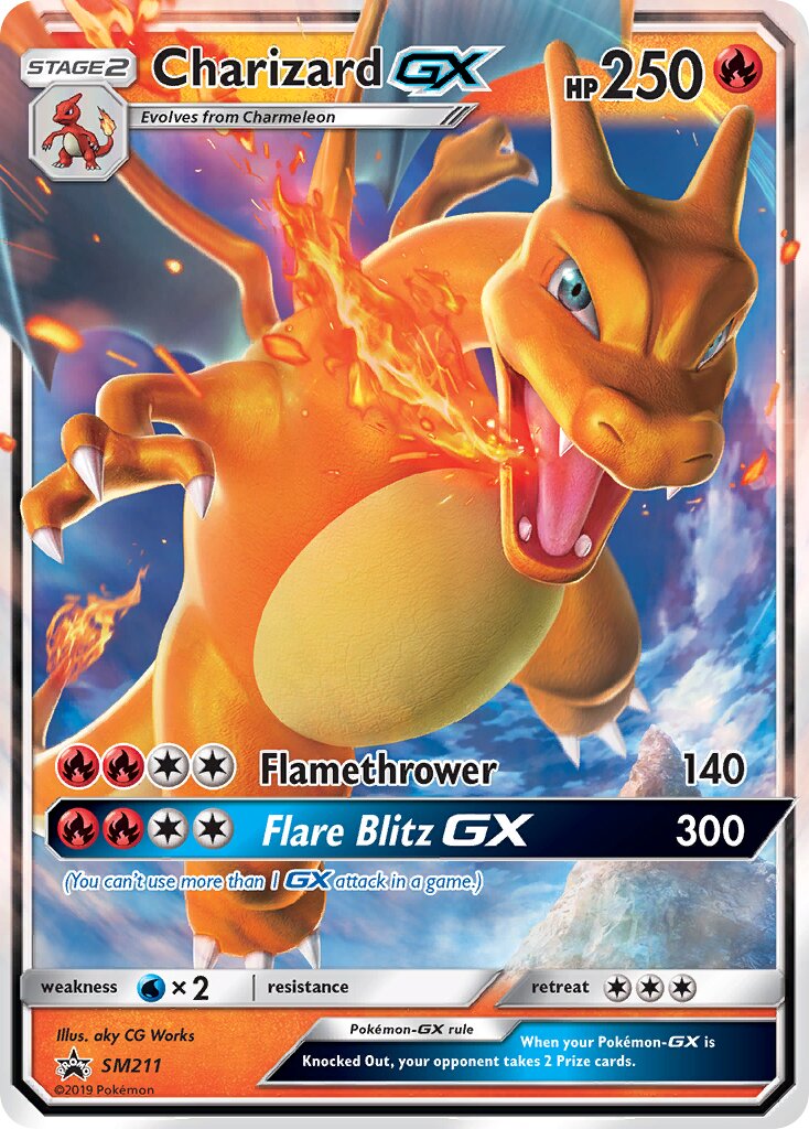 Charizard-GX SM211 — Sun & Moon Promos (English Pokémon TCG card)
