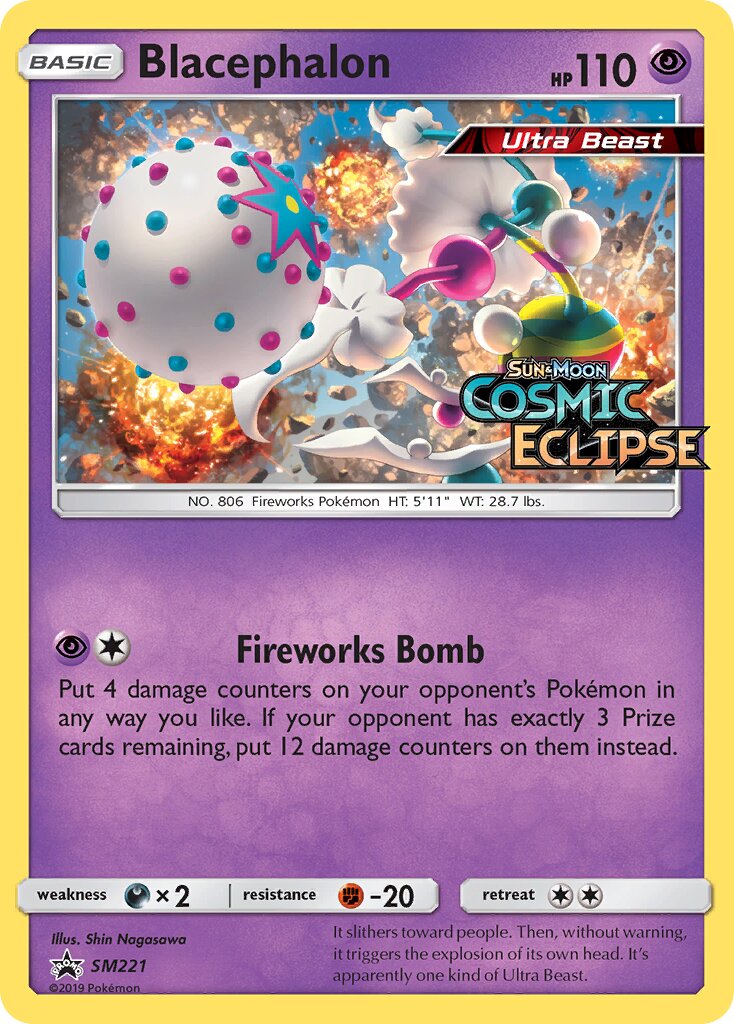 Blacephalon SM221 — Sun & Moon Promos (English Pokémon TCG card)