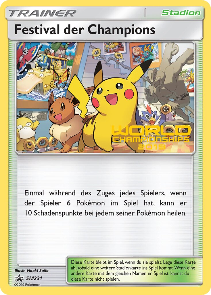 Champions Festival SM231 — Sun & Moon Promos (English Pokémon TCG card)