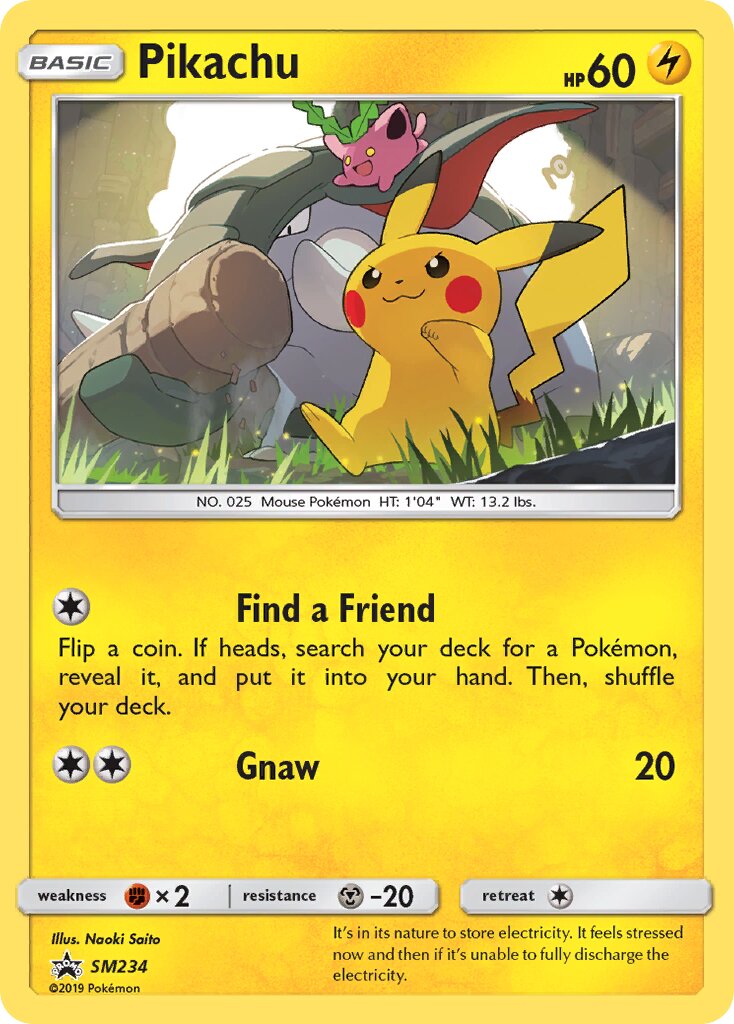 Pikachu SM234 — Sun & Moon Promos (English Pokémon TCG card)