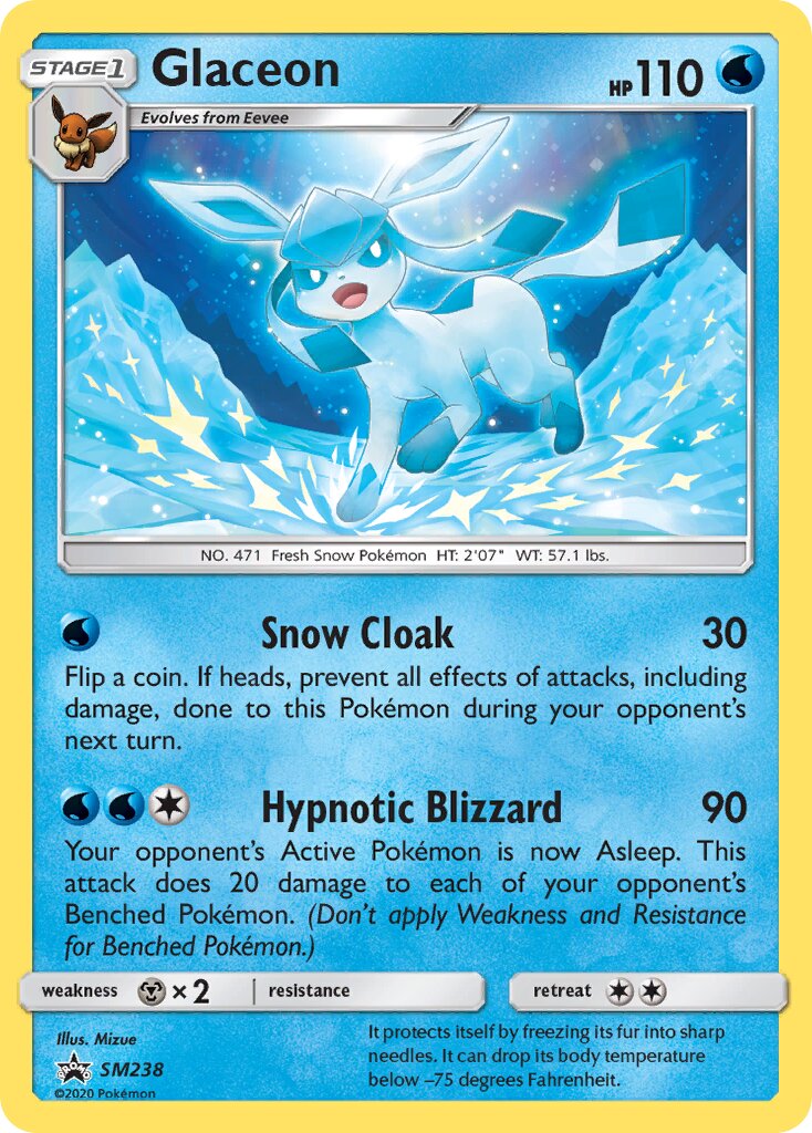Glaceon SM238 — Sun & Moon Promos (English Pokémon TCG card)