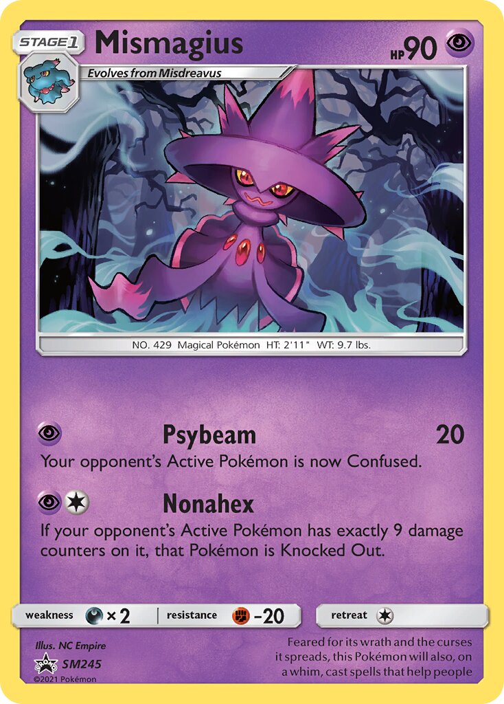 Mismagius SM245 — Sun & Moon Promos (English Pokémon TCG card)