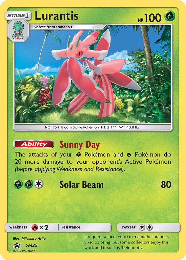 Lurantis SM25 — Sun & Moon Promos (English Pokémon TCG card)