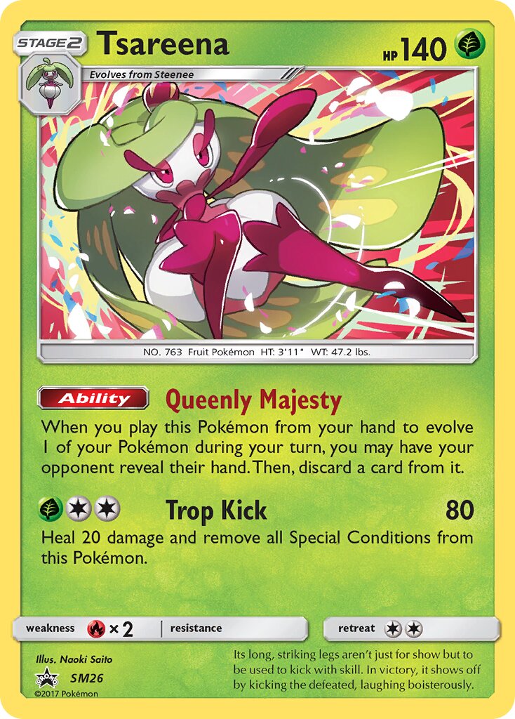 Tsareena SM26 — Sun & Moon Promos (English Pokémon TCG card)
