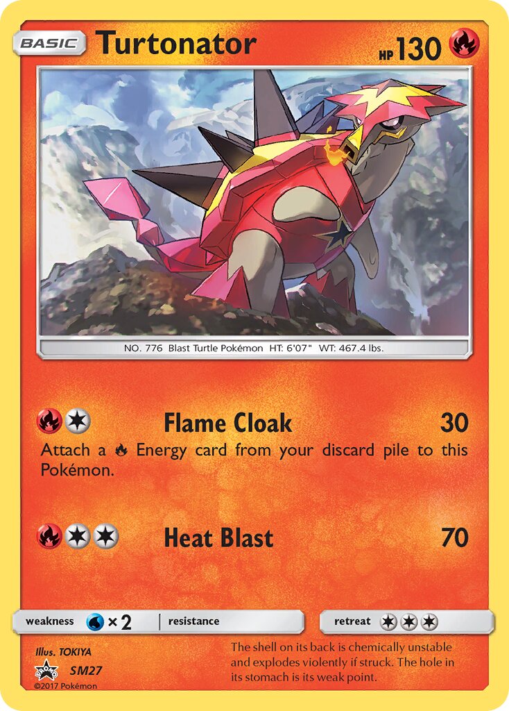Turtonator SM27 — Sun & Moon Promos (English Pokémon TCG card)
