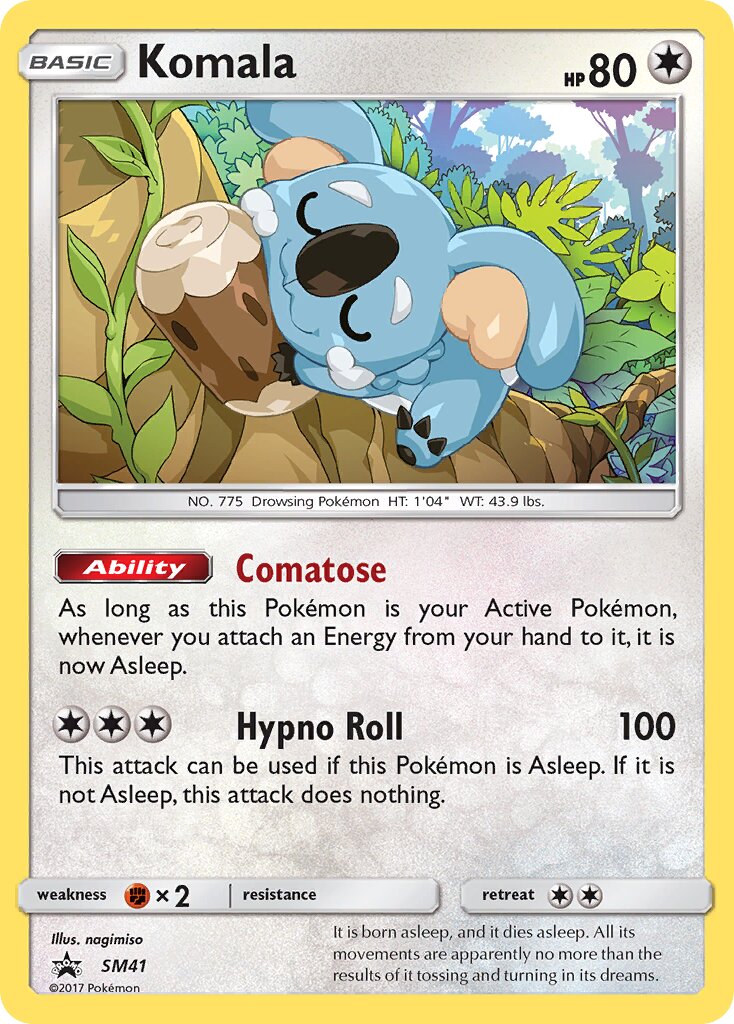 Komala SM41 — Sun & Moon Promos (English Pokémon TCG card)