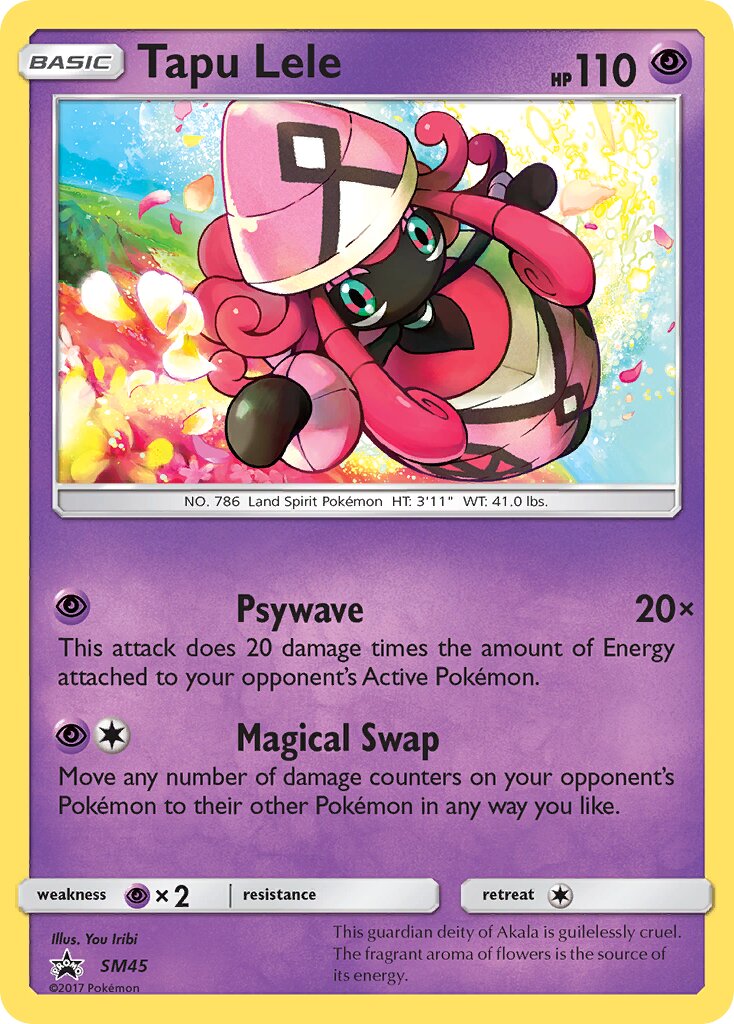 Tapu Lele SM45 — Sun & Moon Promos (English Pokémon TCG card)