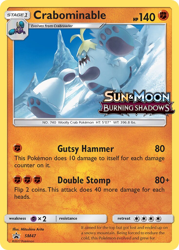 Crabominable SM47 — Sun & Moon Promos (English Pokémon TCG card)