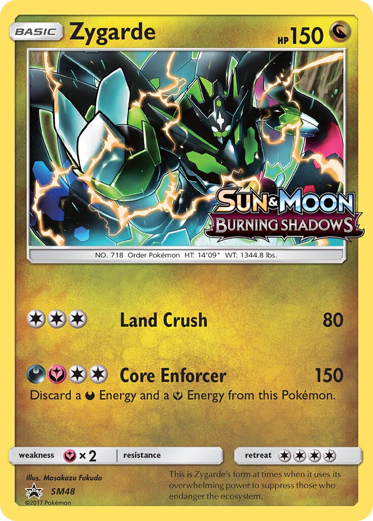 Zygarde SM48 — Sun & Moon Promos (English Pokémon TCG card)