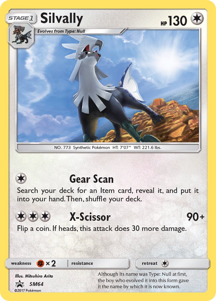 Silvally SM64 — Sun & Moon Promos (English Pokémon TCG card)