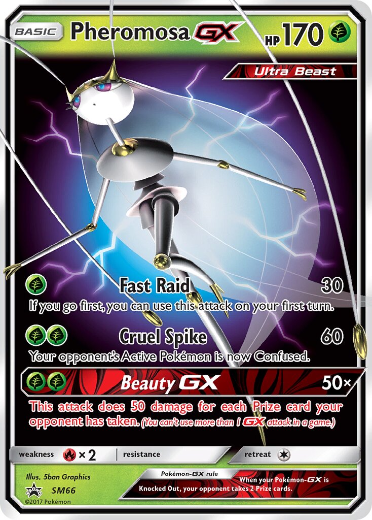 Pheromosa-GX SM66 — Sun & Moon Promos (English Pokémon TCG card)
