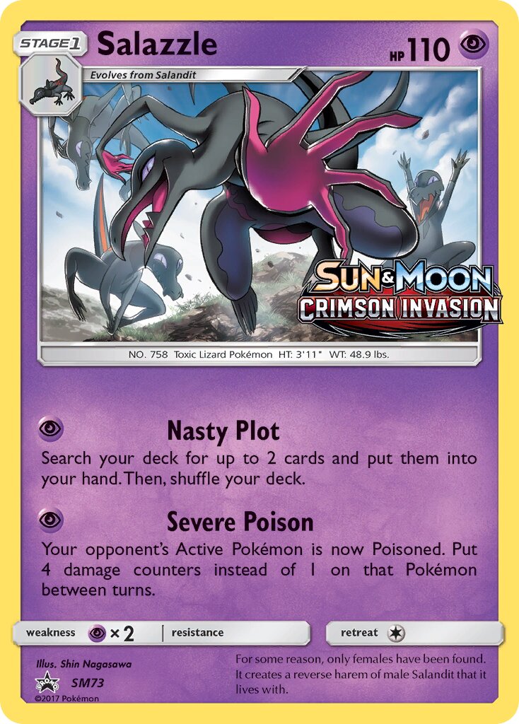 Salazzle SM73 — Sun & Moon Promos (English Pokémon TCG card)