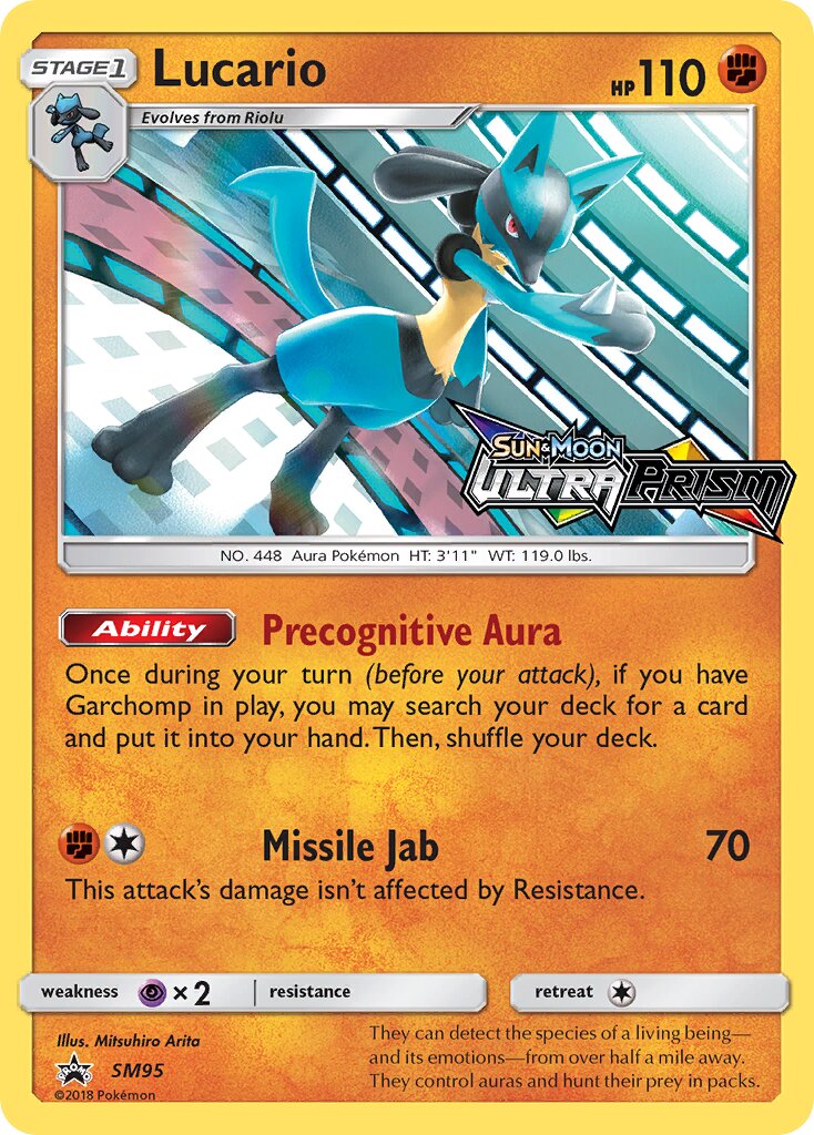 Lucario SM95 — Sun & Moon Promos (English Pokémon TCG card)