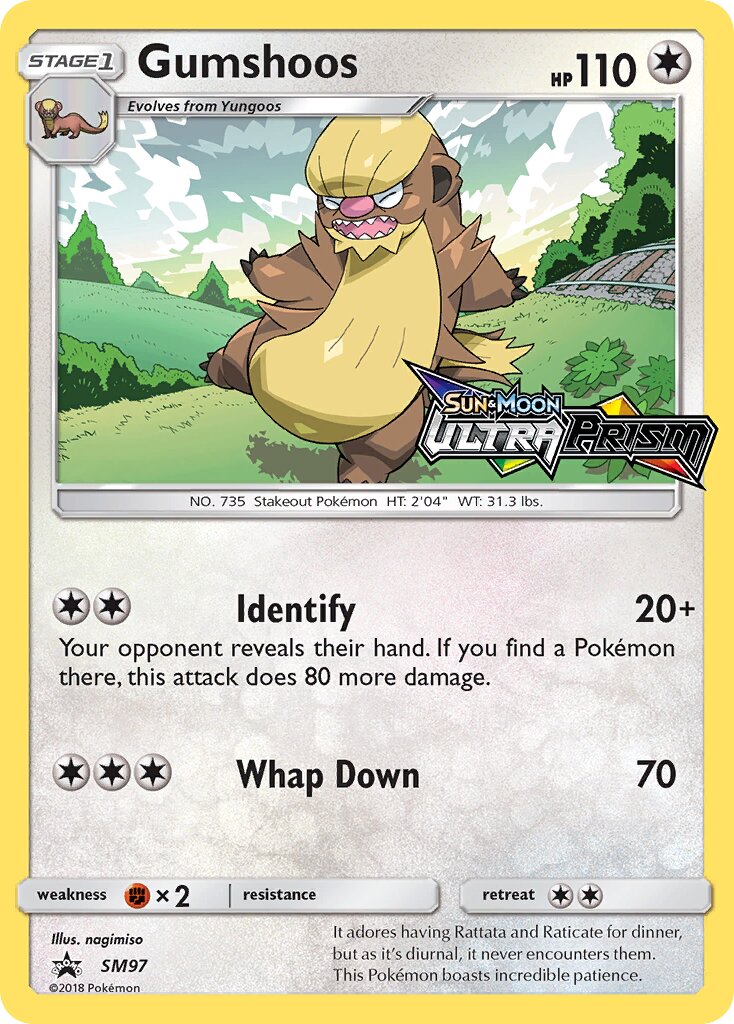 Gumshoos SM97 — Sun & Moon Promos (English Pokémon TCG card)