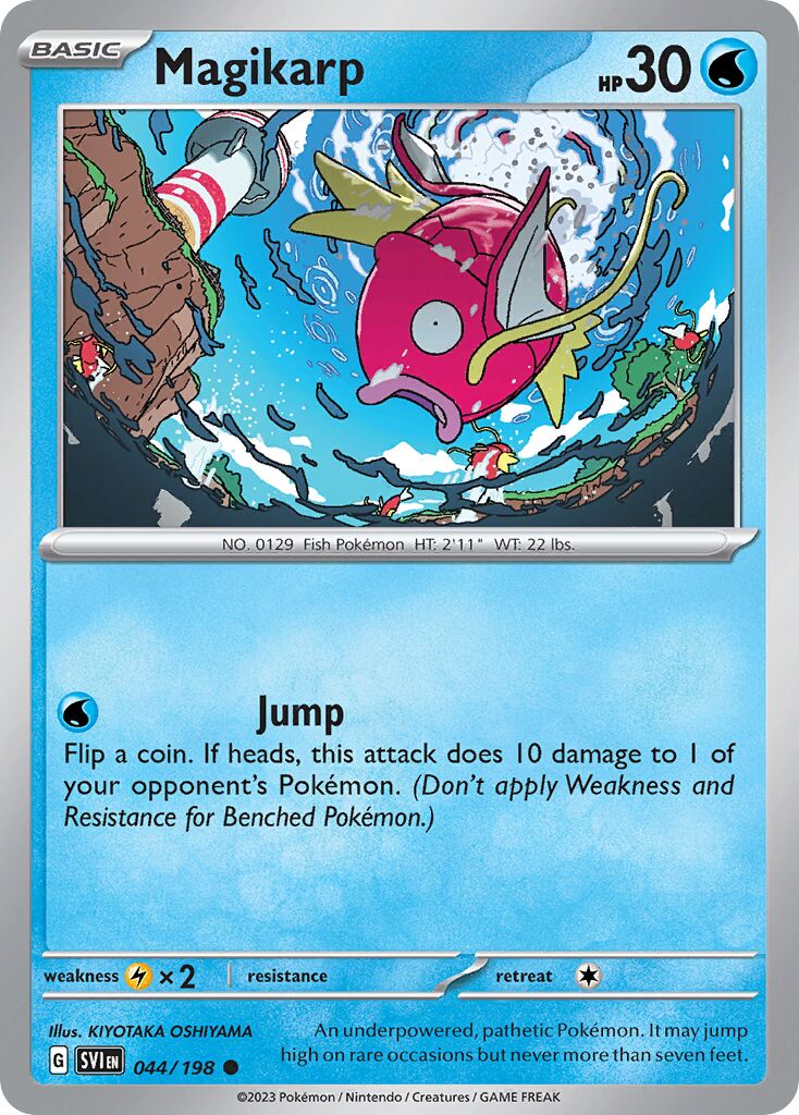 Magikarp 044/198 — Scarlet & Violet (English Pokémon TCG card)