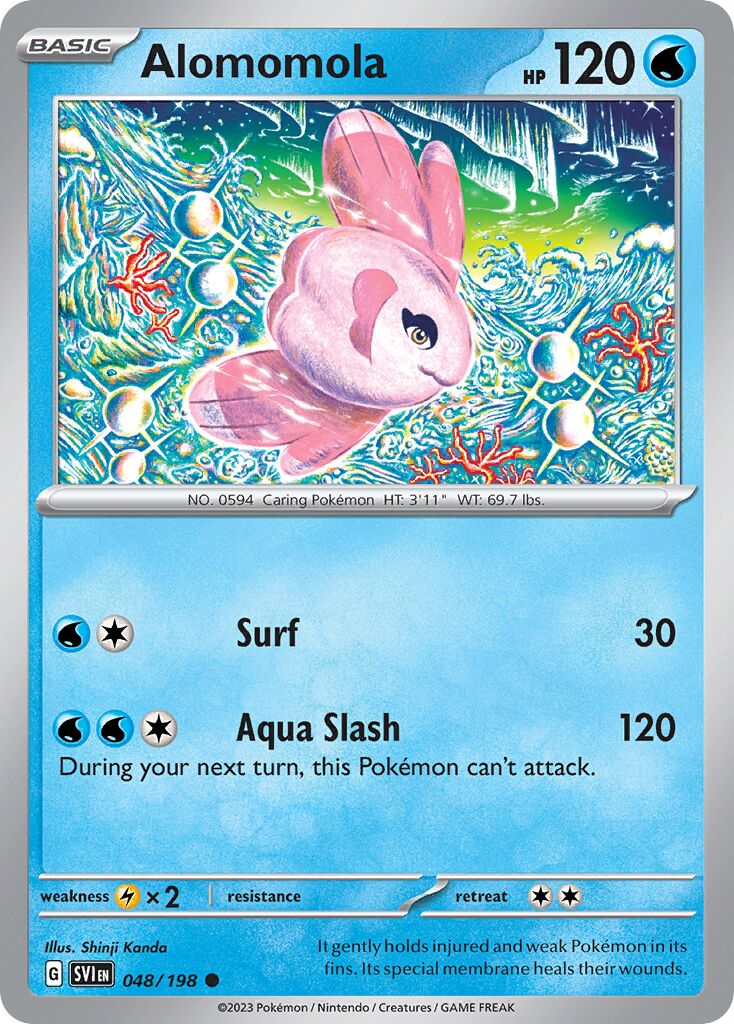 Alomomola 048/198 — Scarlet & Violet (English Pokémon TCG card)