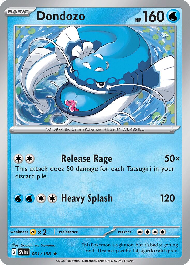 Dondozo 061/198 — Scarlet & Violet (English Pokémon TCG card)