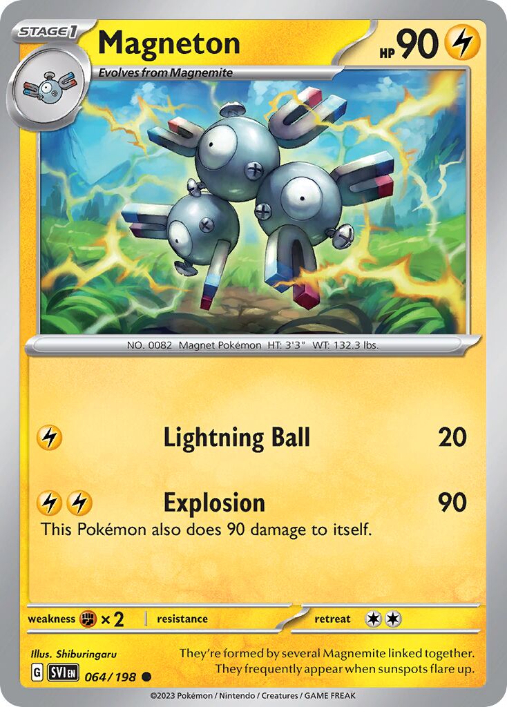 Magneton 064/198 — Scarlet & Violet (English Pokémon TCG card)