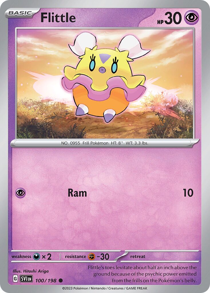 Flittle 100/198 — Scarlet & Violet (English Pokémon TCG card)