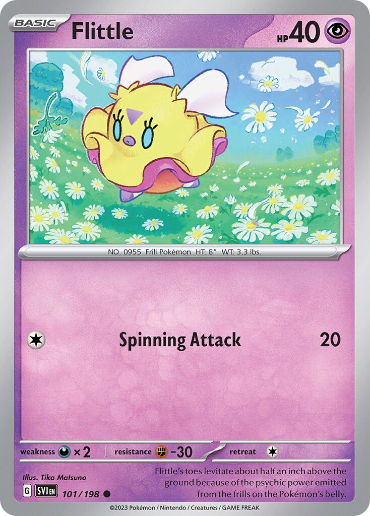 Flittle 101/198 — Scarlet & Violet (English Pokémon TCG card)