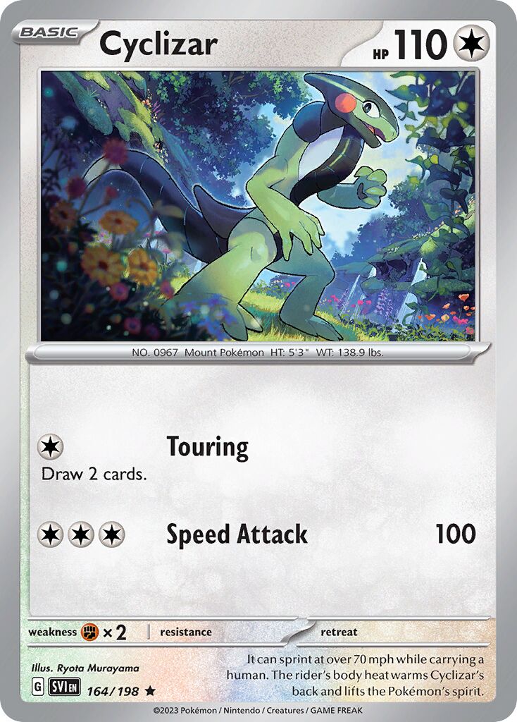 Cyclizar 164/198 — Scarlet & Violet (English Pokémon TCG card)