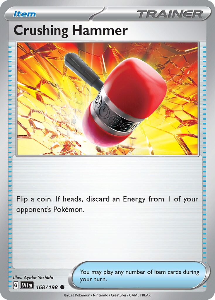 Crushing Hammer 168/198 — Scarlet & Violet (English Pokémon TCG card)