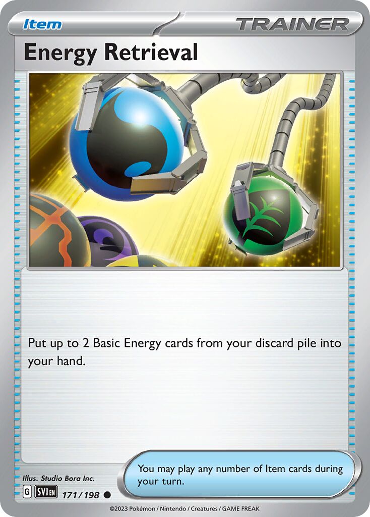 Energy Retrieval 171/198 — Scarlet & Violet (English Pokémon TCG card)